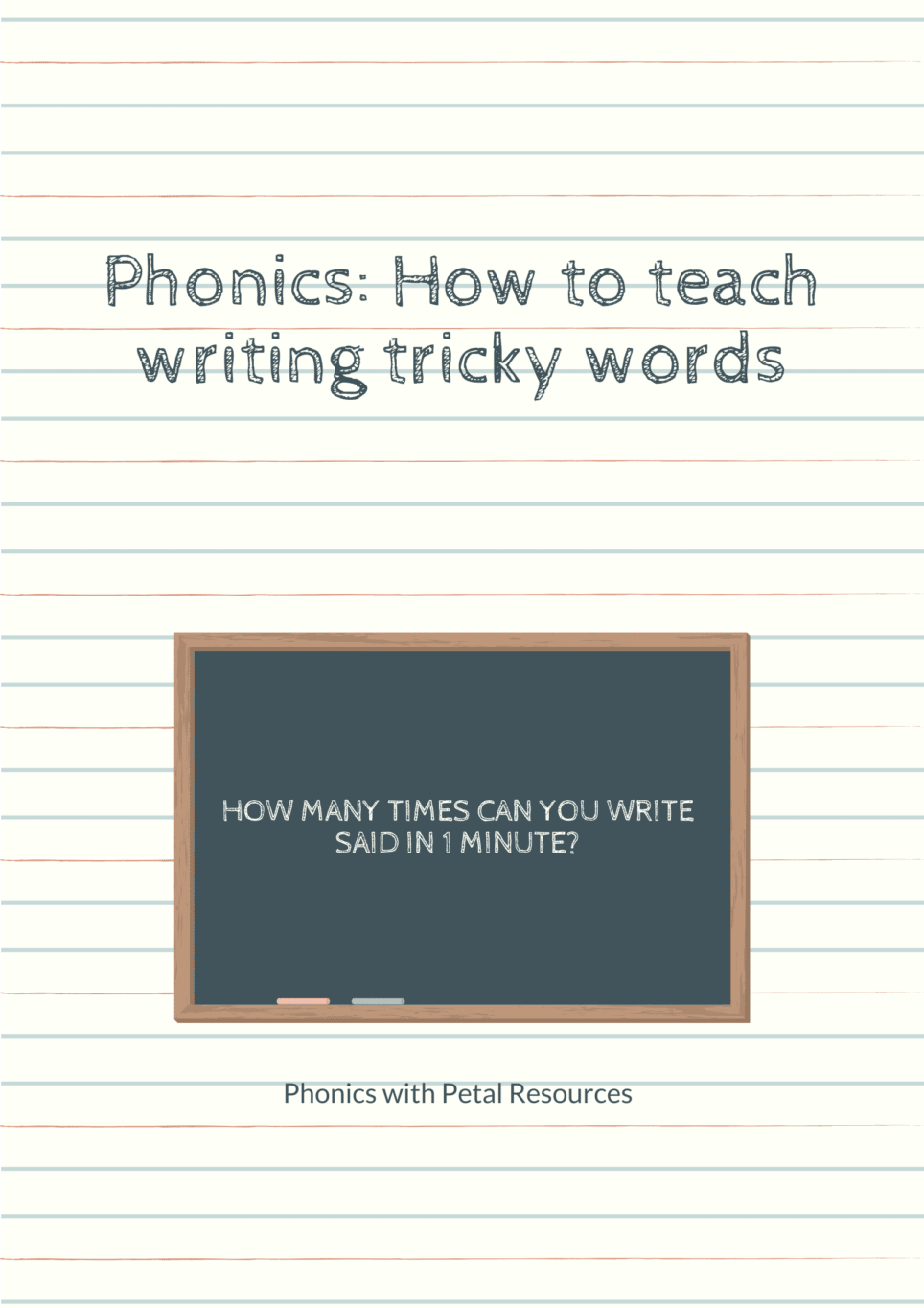 Phonics Tricky Words