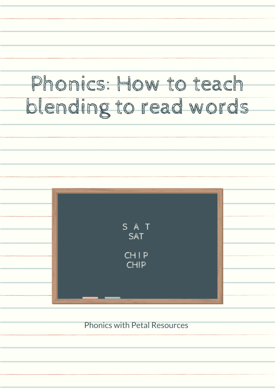 phonics how to teach blending to read words