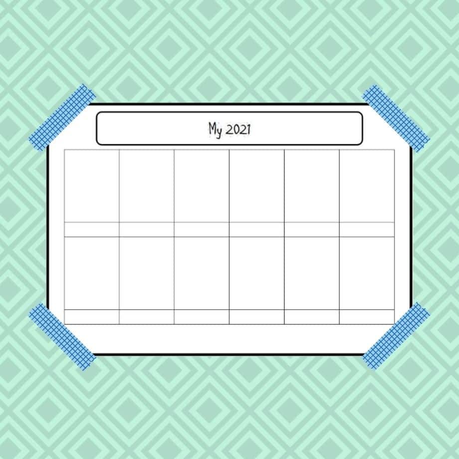 2021 Scrapbook Blank