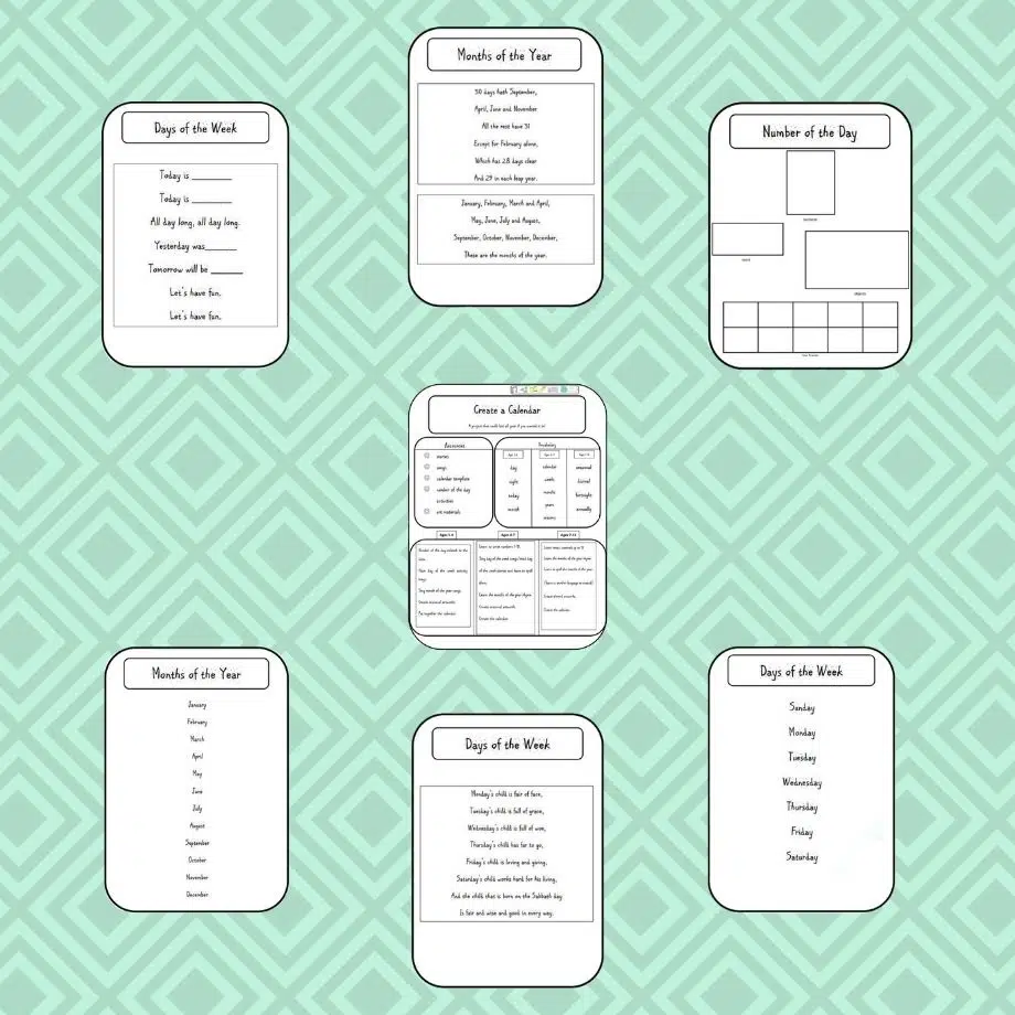 Homeschooling Project: Create a calendar