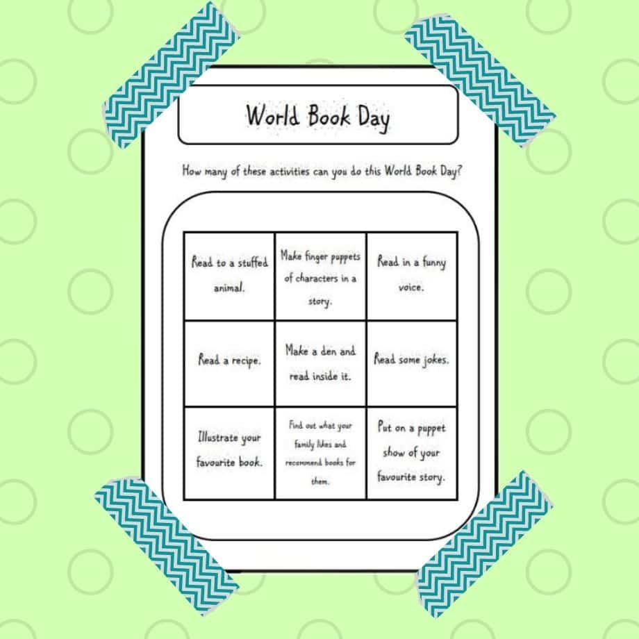 Free book printable