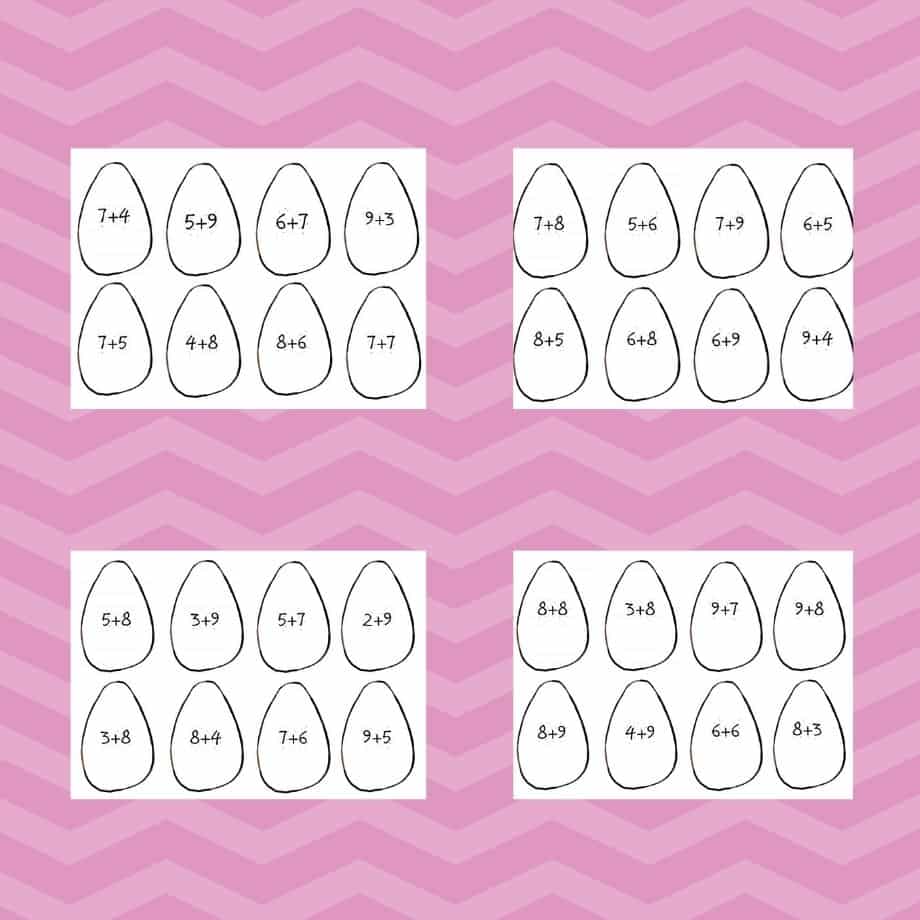 Easter Maths Worksheet