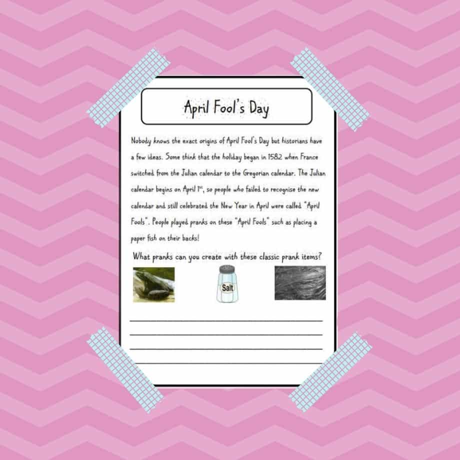 april fool's day activities for children