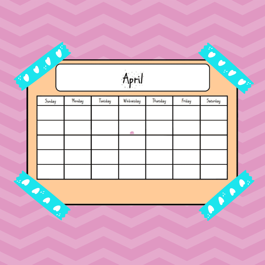 April Calendar