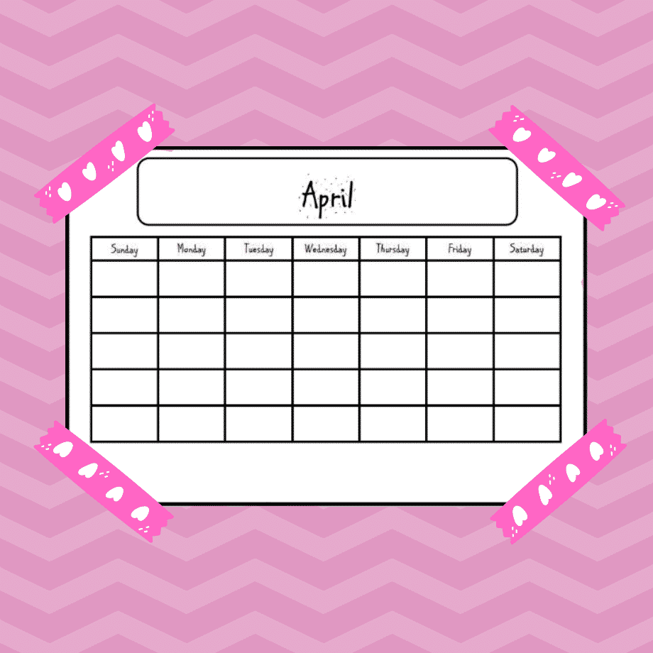 April Planner