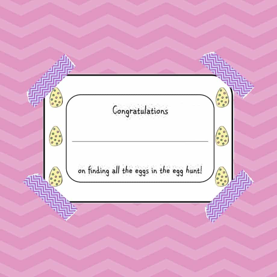 Easter certificate