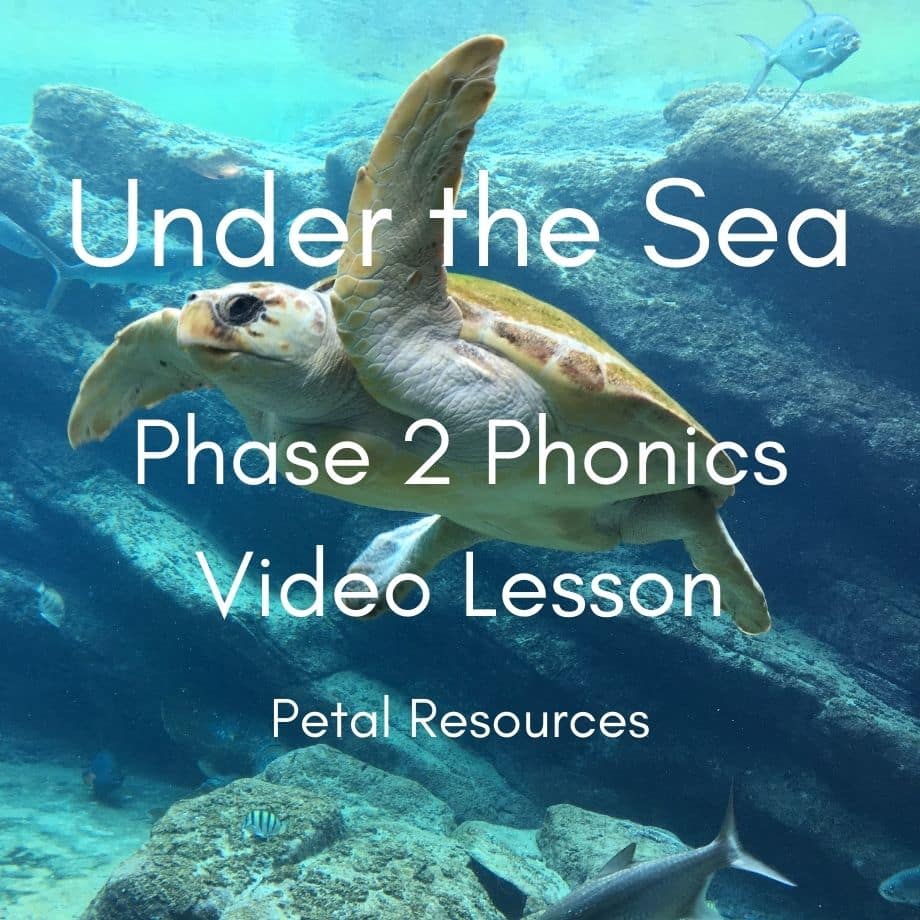 under the sea phonics