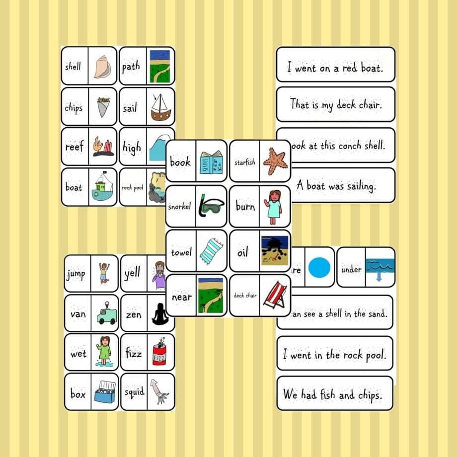 Phase 3 List of Phonics Words and Sentences