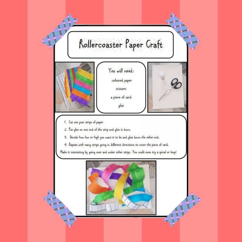 homeschool paper craft