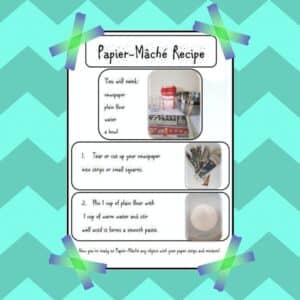Recipe for Paper Mache for Kids - Petal Resources
