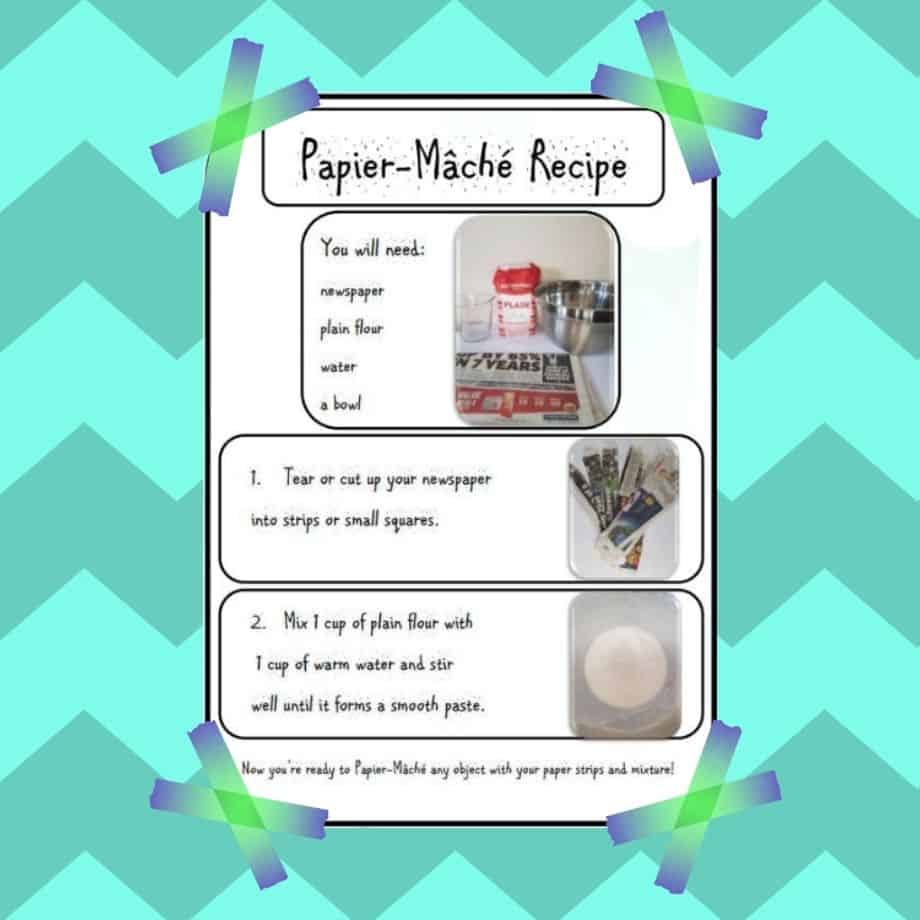 Recipe for Paper Mache