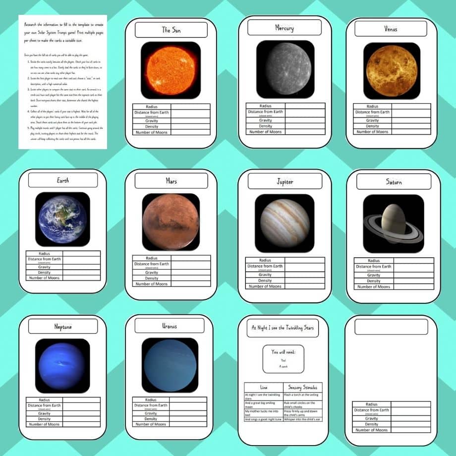 Solar System Top Trumps