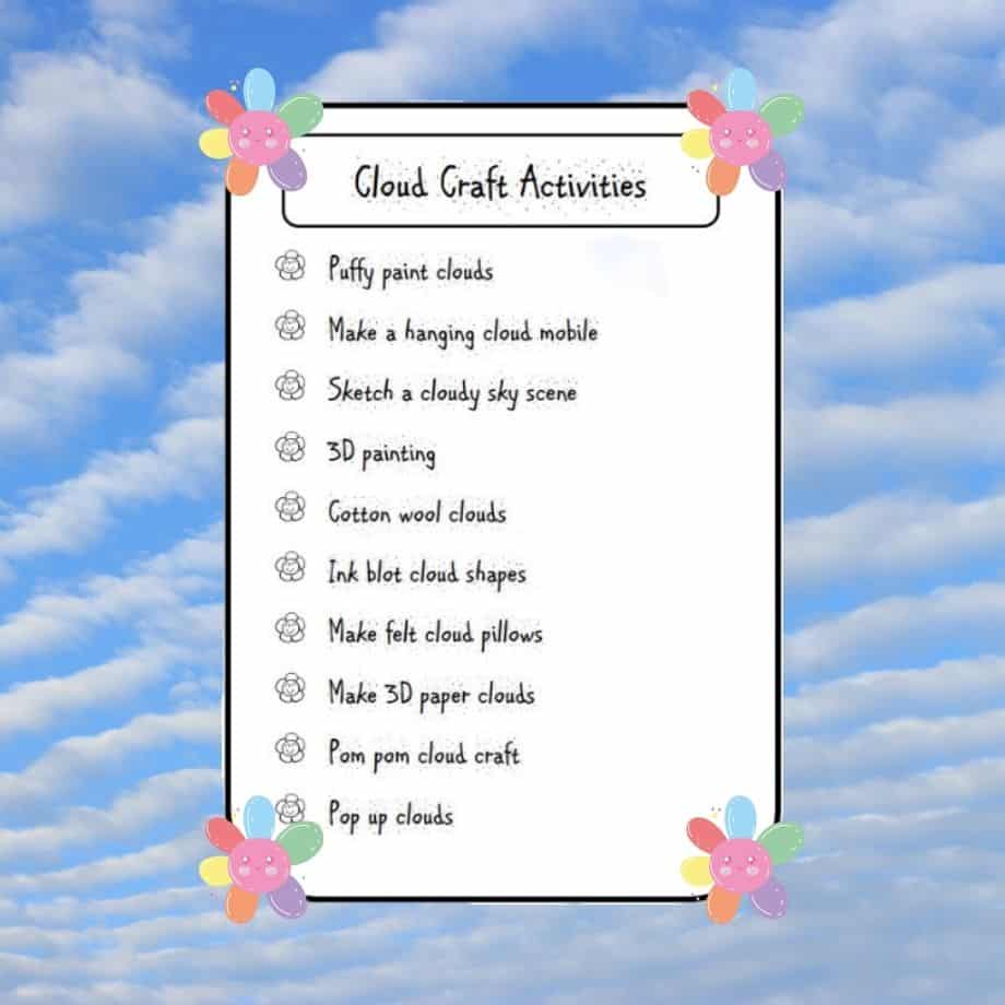 Cloud Craft Activities