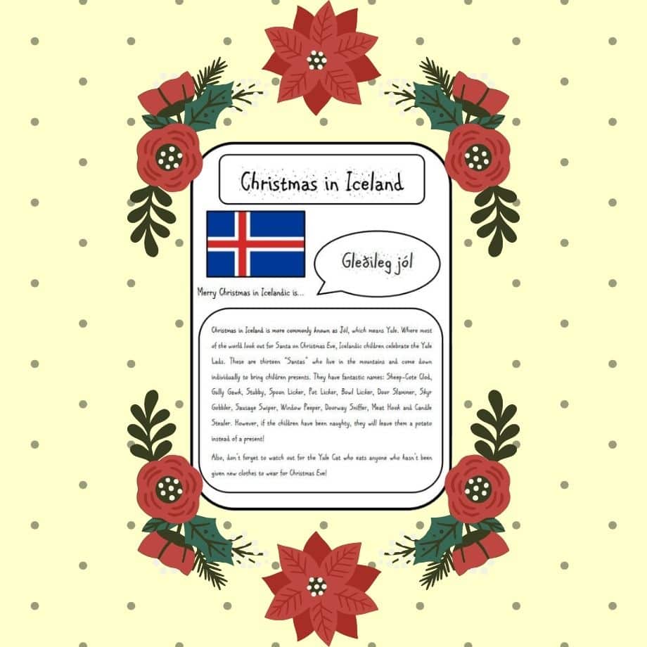 Traditions for Christmas in Iceland