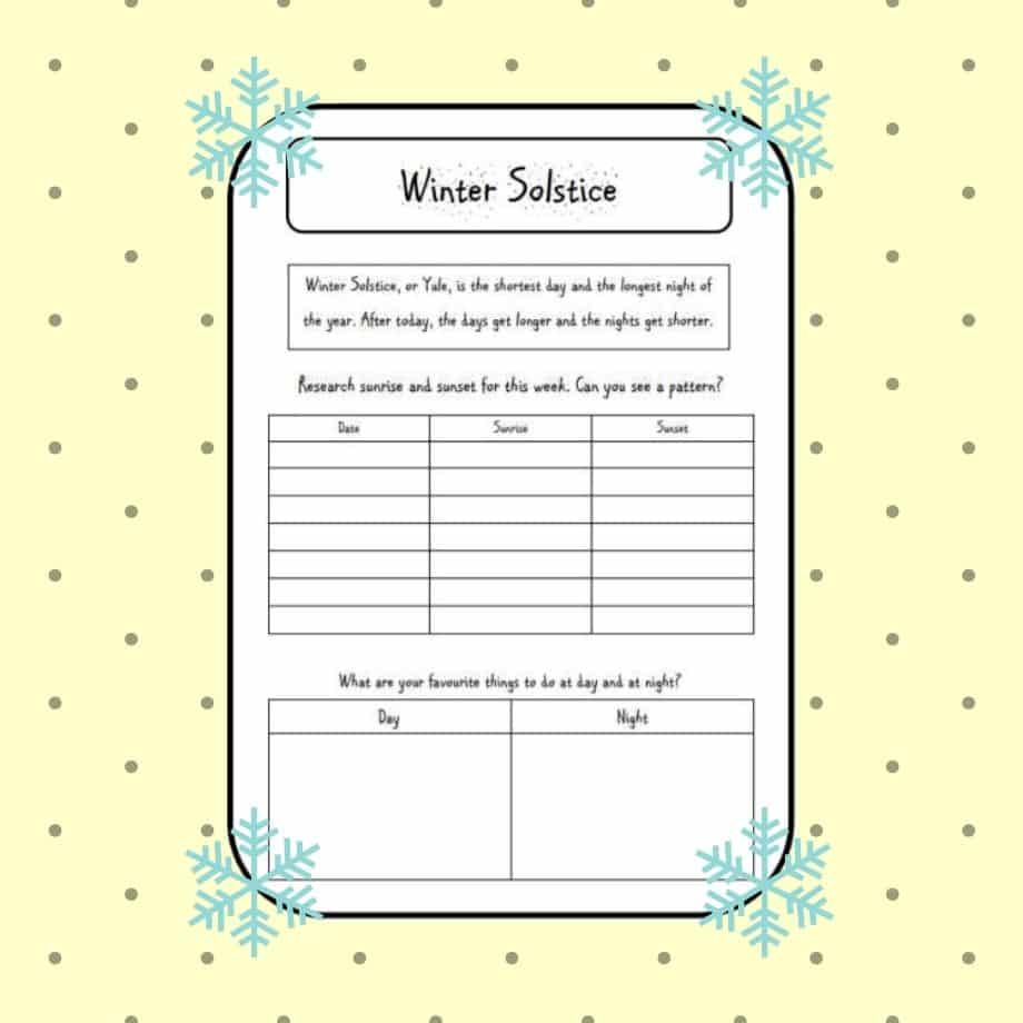 Winter Solstice for Kids