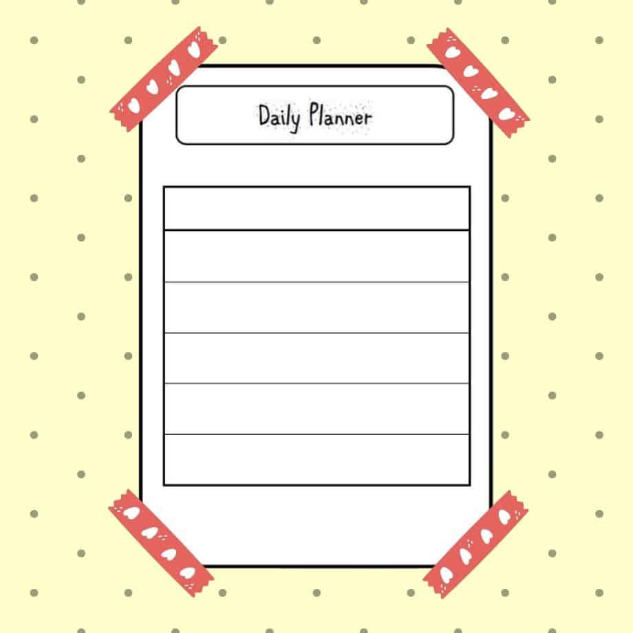 Planner Template