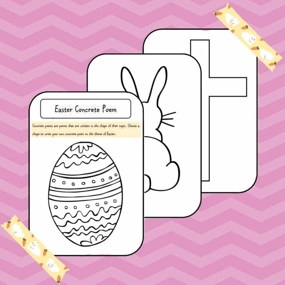Easter Concrete Poems