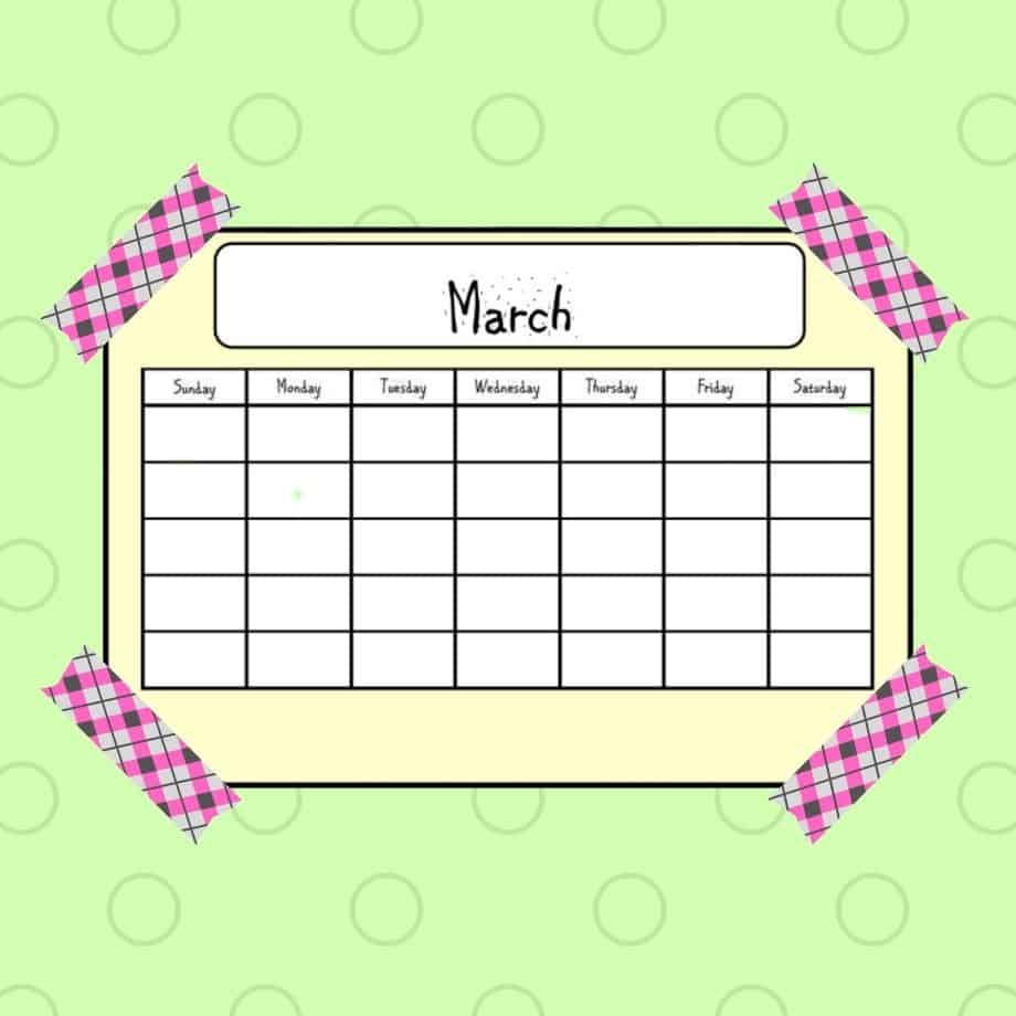 March Planner