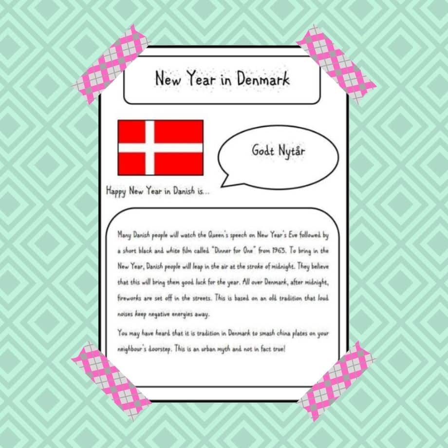 New Year in Denmark