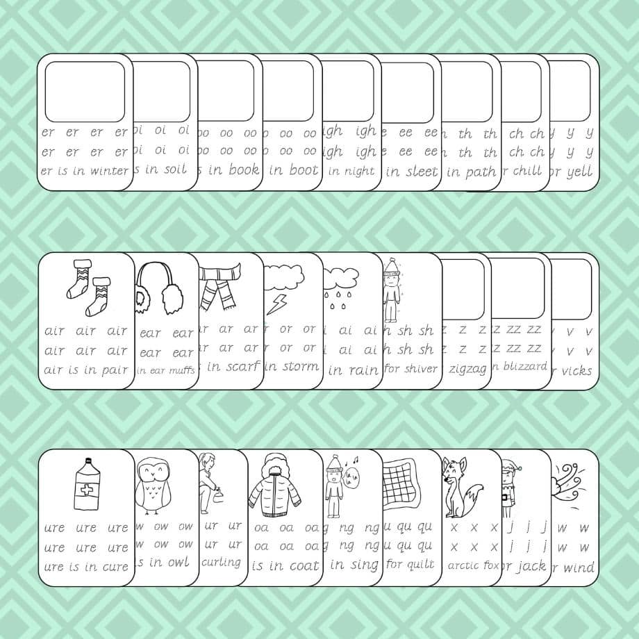 Phase 3 Handwriting Letter Formation Worksheet