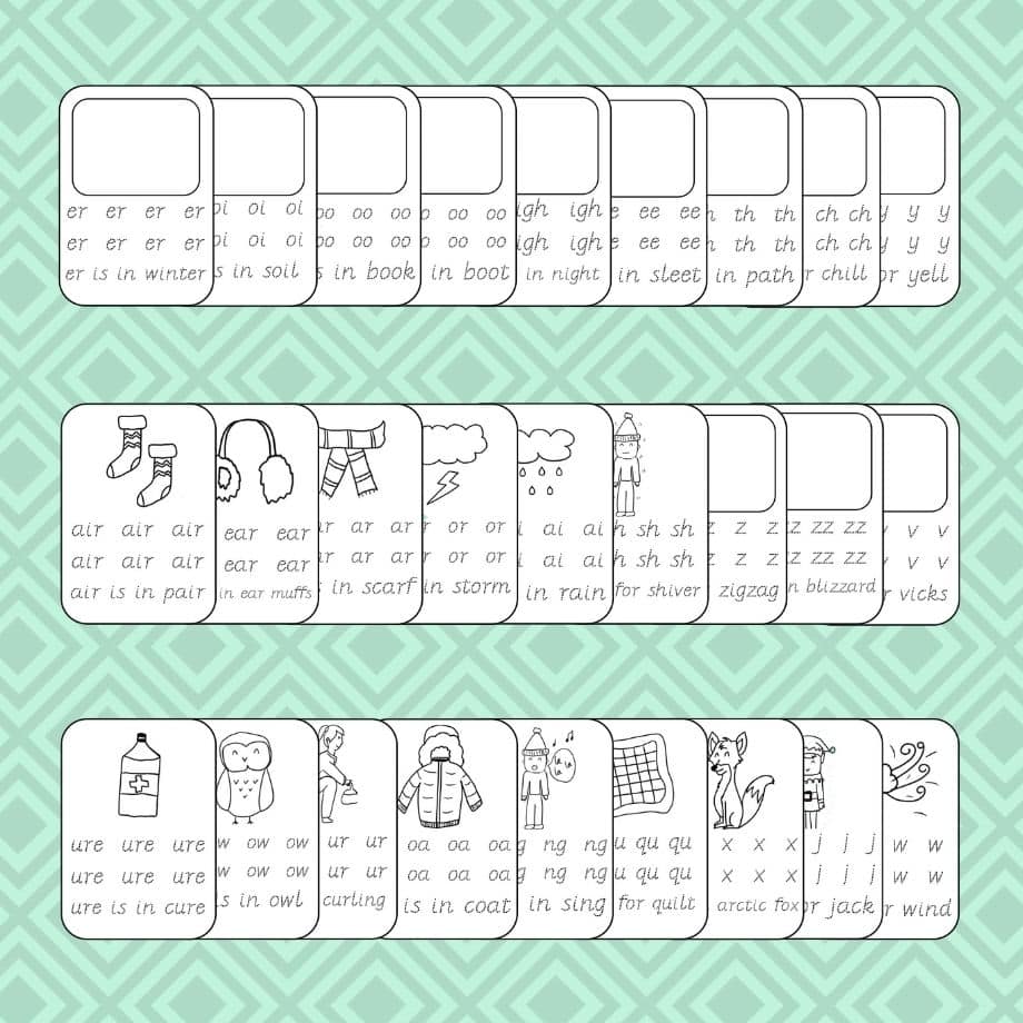 Phase 3 Handwriting Letter Formation Worksheet