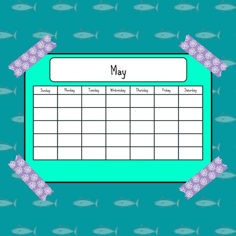 May Planning Calendar